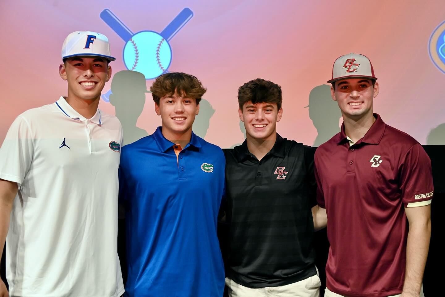  four baseball players